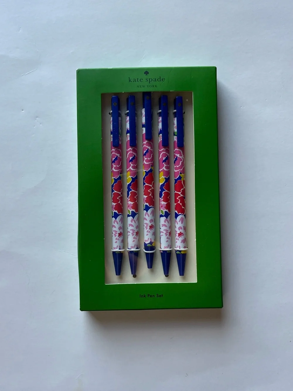 Kate Spade Black Ink Pen Set (5 Pens)